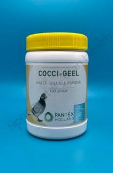 Front of Cocci-Geel Jar