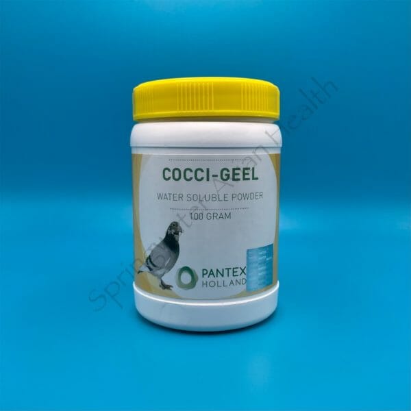 Front of Cocci-Geel Jar