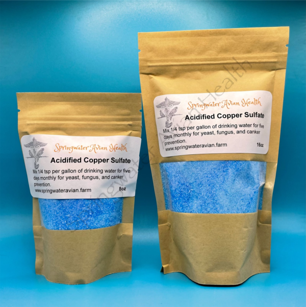 Acidified Copper Sulfate bags