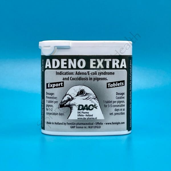 Front of Adeno Extra bottle