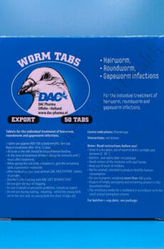 Worm Tabs box