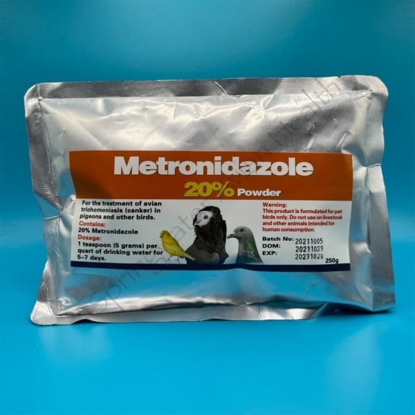 Metronidazole 20% powder pouch
