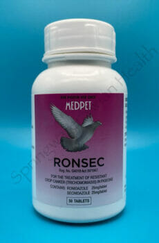 Front of Ronsec bottle.