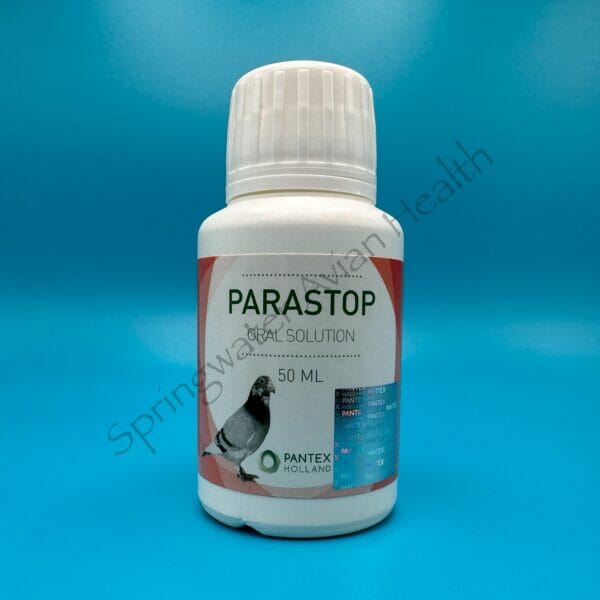 Pantex Parastop front of bottle.