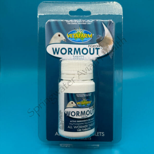 Vetafarm Pigeon Workout Tablets in clamshell package